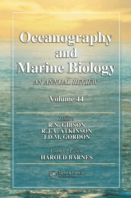 J. D. M. Gordon, R. J. A. Atkinson, R. N. Gibson - Oceanography and Marine Biology, E-bok