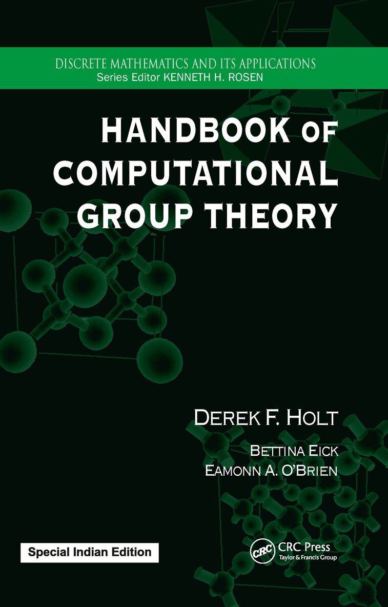 Derek F. Holt, Bettina Eick, Eamonn A. O'Brien - Handbook of Computational Group Theory, E-bok
