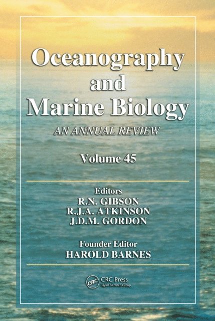 J. D. M. Gordon, R. J. A. Atkinson, R. N. Gibson - Oceanography and Marine Biology, E-bok