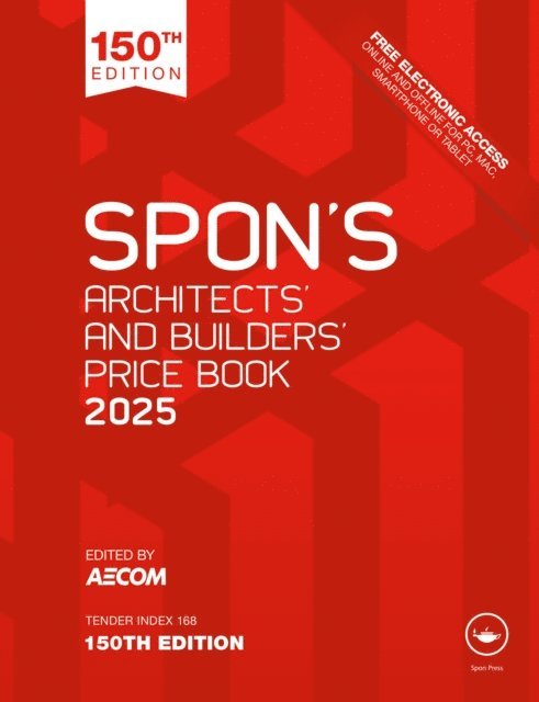 AECOM - Spon's Architects' and Builders' Price Book 2025, E-bok