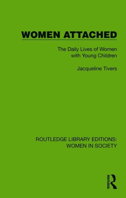 Jacqueline Tivers - Women Attached, E-bok