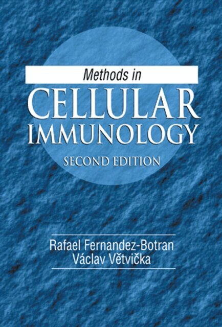 Rafael Fernandez-Botran - Methods in Cellular Immunology, E-bok