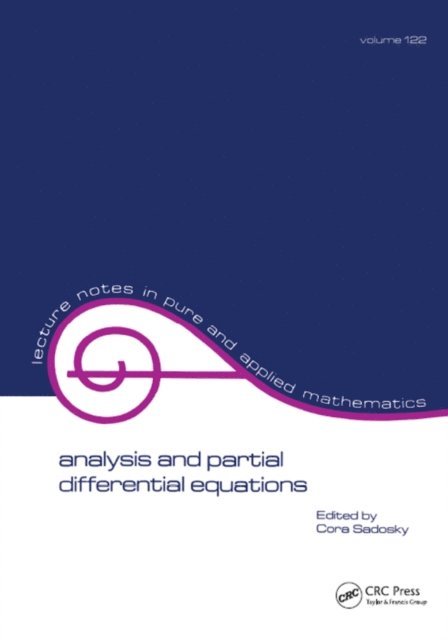 Cora Sadosky - Analysis and Partial Differential Equations, E-bok