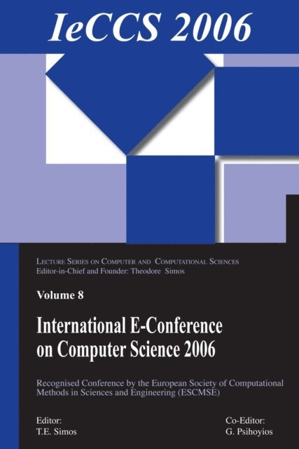 Georgios Psihoyios, Theodore Simos - International e-Conference of Computer Science 2006, E-bok