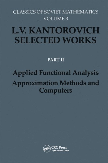 S.S. Kutateladze - Applied Functional Analysis. Approximation Methods and Computers, E-bok