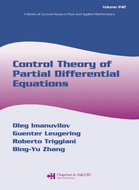 Guenter Leugering - Control Theory of Partial Differential Equations, E-bok