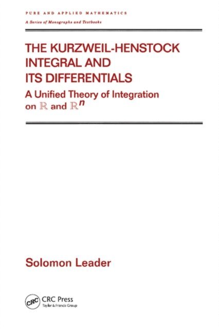 Solomon Leader - Kurzweil-Henstock Integral and Its Differential, E-bok. Tillgänglighet: Lägg i varukorg