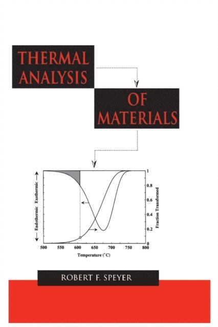 Robert Speyer - Thermal Analysis of Materials, E-bok