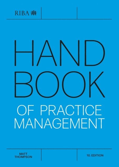Matt Thompson - Handbook of Practice Management, E-bok