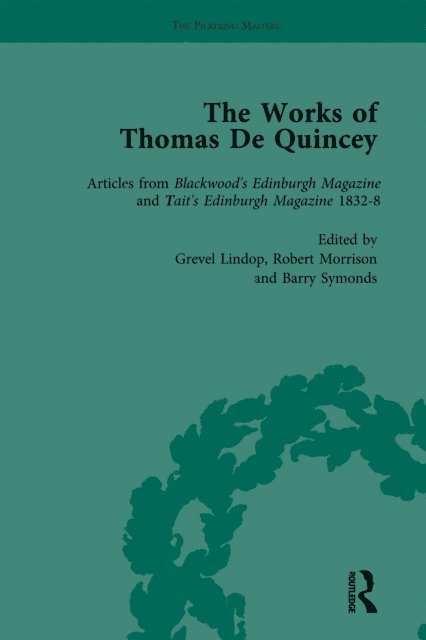 Barry Symonds, Grevel Lindop - Works of Thomas De Quincey, Part II vol 9, E-bok