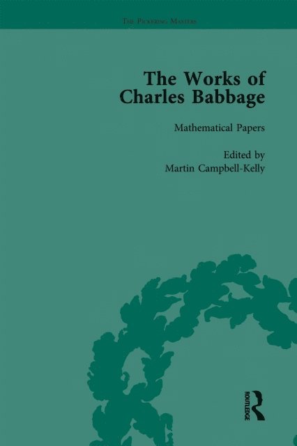 Martin Campbell-Kelly, Charles Babbage - Works of Charles Babbage Vol 1, E-bok