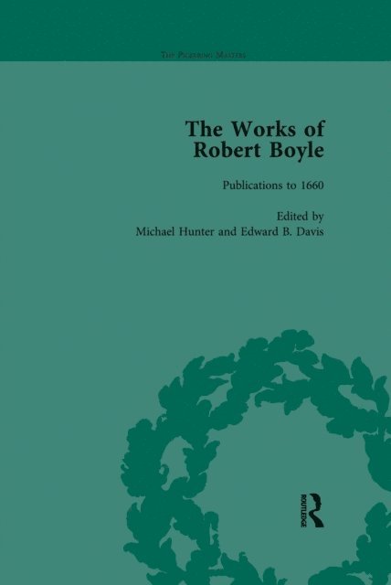 Edward B Davis, Michael Hunter - Works of Robert Boyle, Part I Vol 1, E-bok