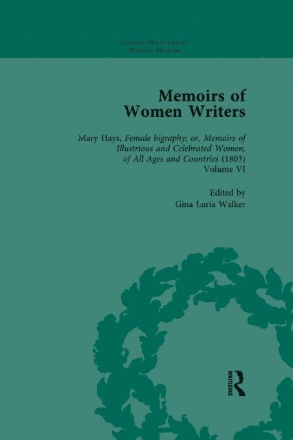 Gina Luria Walker - Memoirs of Women Writers, Part III vol 10, E-bok