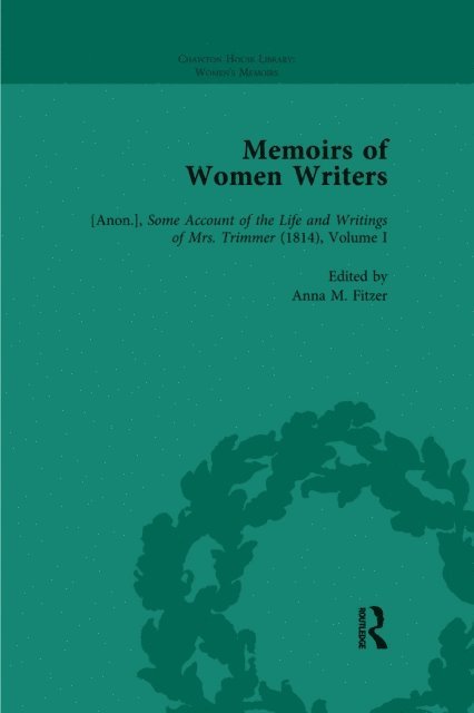 Gina Luria Walker, Anna M Fitzer - Memoirs of Women Writers, Part I, Volume 3, E-bok