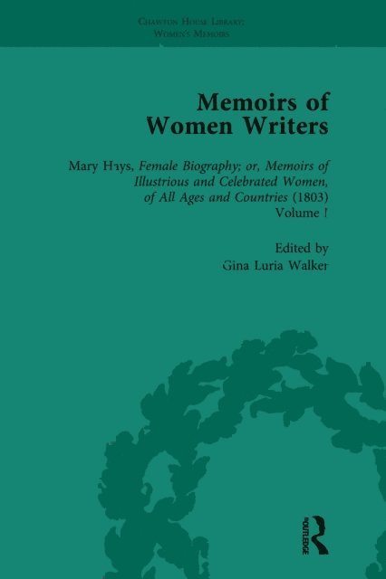 Gina Luria Walker - Memoirs of Women Writers, Part II, Volume 5, E-bok