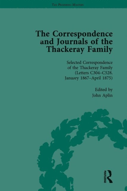 John Aplin - Correspondence and Journals of the Thackeray Family Vol 3, E-bok