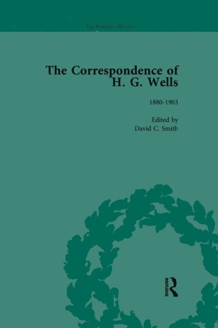 Patrick Parrinder, David Smith, H G Wells - Correspondence of H G Wells Vol 1, E-bok