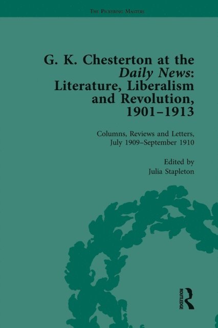 Julia Stapleton - G K Chesterton at the Daily News, Part II, vol 6, E-bok