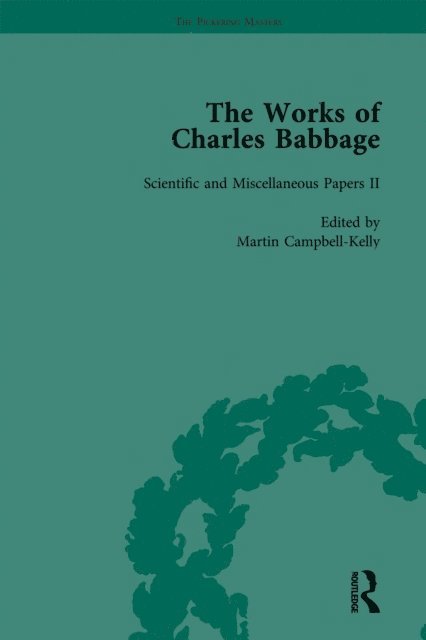 Martin Campbell-Kelly, Charles Babbage - Works of Charles Babbage Vol 5, E-bok