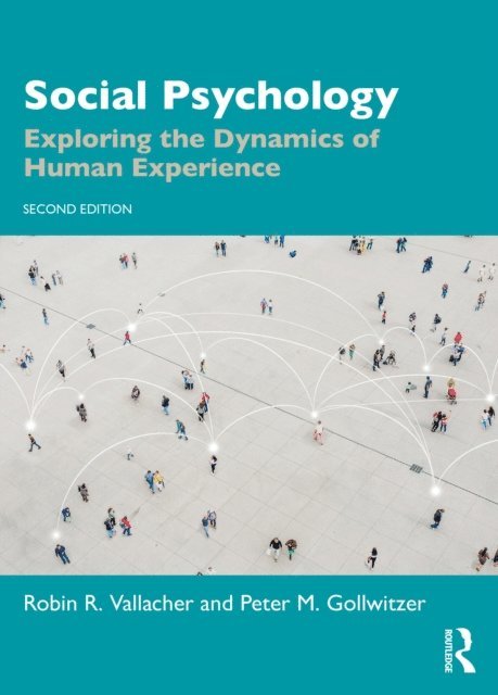 Peter M. Gollwitzer, Robin R. Vallacher - Social Psychology, E-bok
