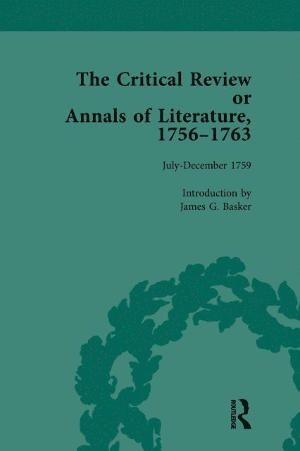 James G Basker - Critical Review or Annals of Literature, 1756-1763 Vol 8, E-bok