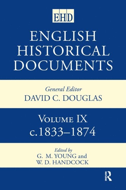 W.D. Handcock - English Historical Documents, E-bok