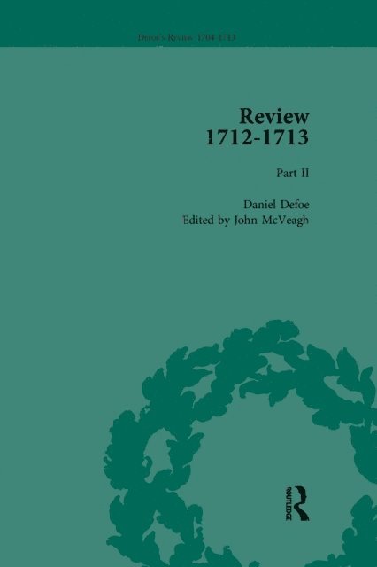 John McVeagh - Defoe's Review 1704,13, Volume 9 (1712,13), Part II, E-bok