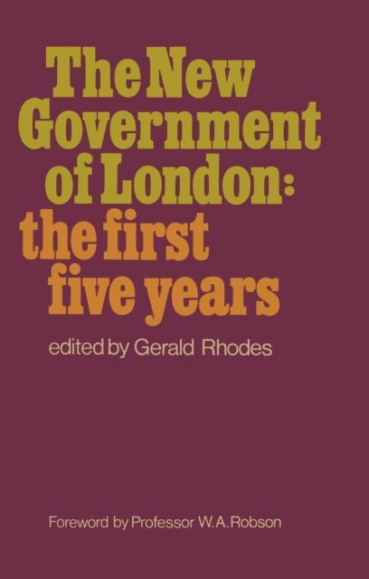 Gerald Rhodes - New Government of London, E-bok. Tillgänglighet: Lägg i varukorg