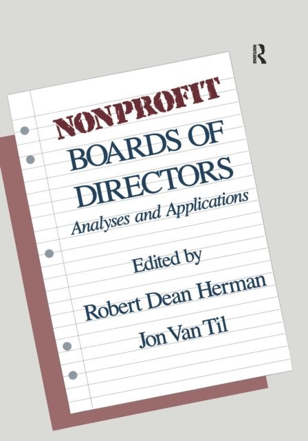 Robert Herman - Nonprofit Boards of Directors, E-bok