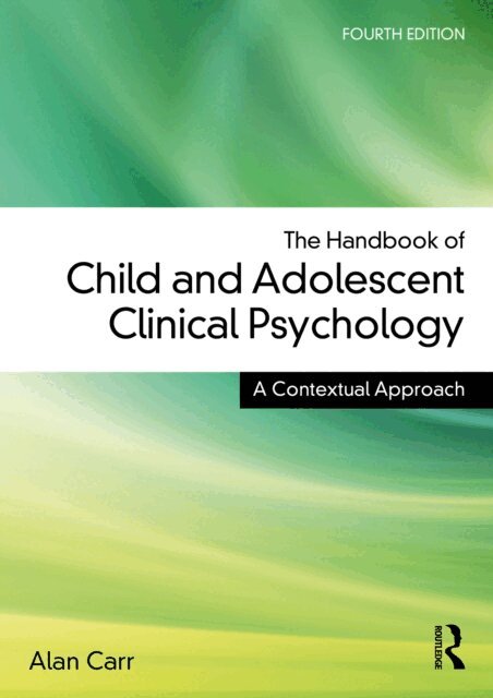Alan Carr - Handbook of Child and Adolescent Clinical Psychology, E-bok