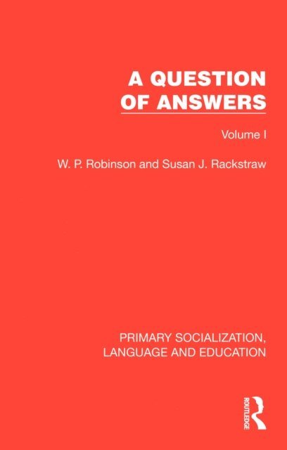 Susan J. Rackstraw, W. P. Robinson - Question of Answers, E-bok