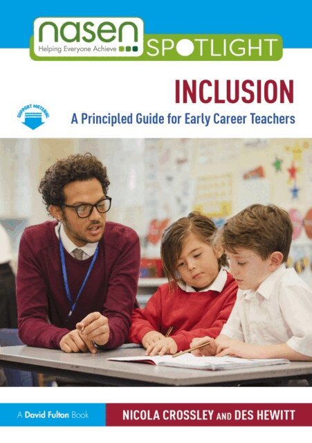 Des Hewitt, Nicola Crossley - Inclusion: A Principled Guide for Early Career Teachers, E-bok