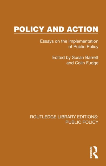 Colin Fudge, Susan Barrett - Policy and Action, E-bok