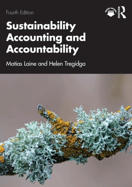 Helen Tregidga, Matias Laine - Sustainability Accounting and Accountability, E-bok