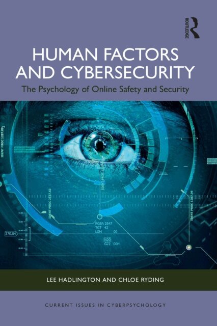 Chloe Ryding, Lee Hadlington - Human Factors and Cybersecurity, E-bok