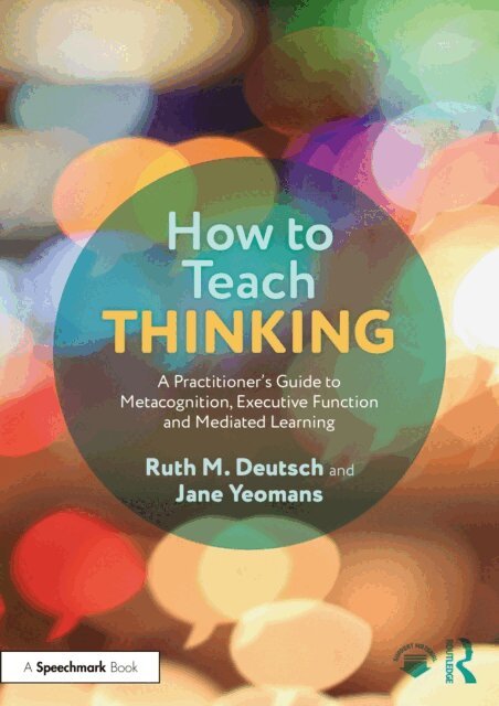 Jane Yeomans, Ruth M. Deutsch - How to Teach Thinking, E-bok. Tillgänglighet: Kommande