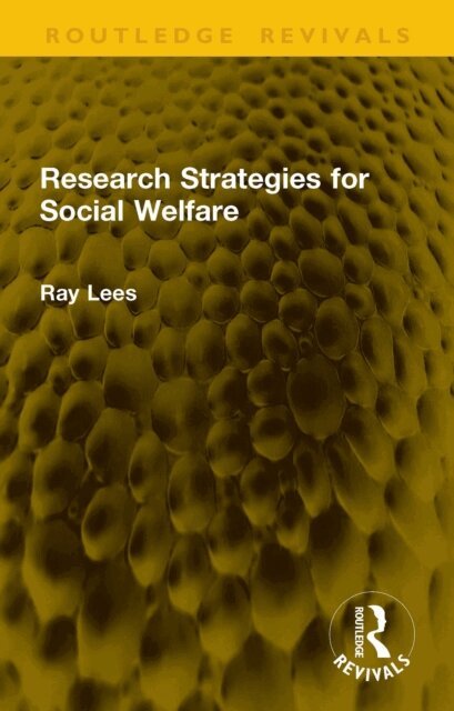 Ray Lees - Research Strategies for Social Welfare, E-bok