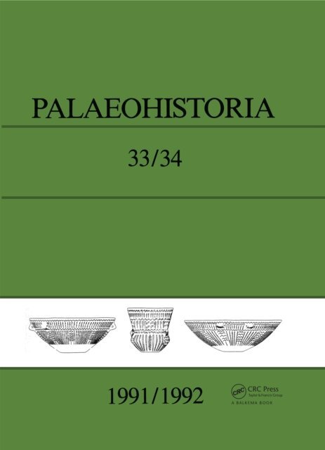 Institute of Archaeology - Palaeohistoria 33,34 (1991-1992), E-bok