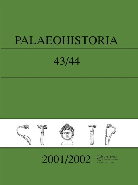 Institute of Archaeology - Palaeohistoria 43-44 (2001-2002), E-bok
