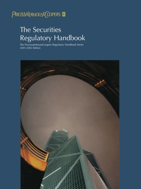 PricewaterhouseCoopers - Securities Regulatory Handbook, E-bok