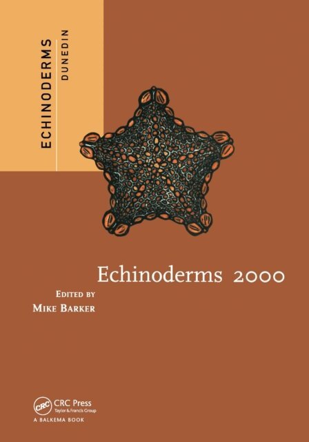 Ed Barker - Echinoderms 2000, E-bok