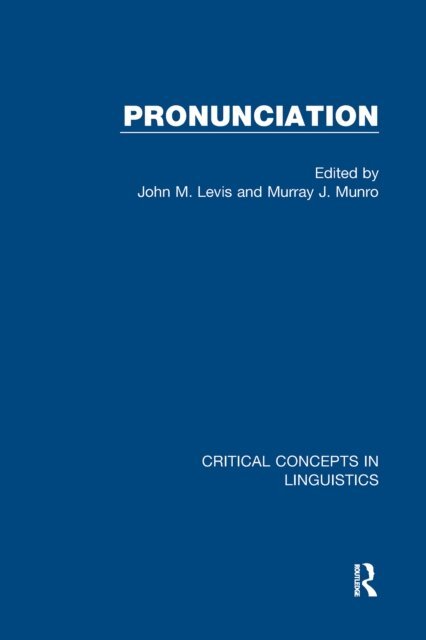 Murray Munro, John Levis - Pronunciation, E-bok