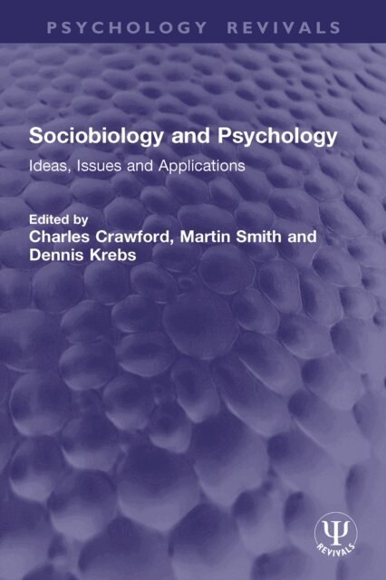 Dennis Krebs, Martin Smith, Charles Crawford - Sociobiology and Psychology, E-bok