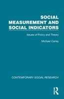Michael Carley - Social Measurement and Social Indicators, Häftad