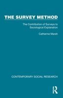 Catherine Marsh - Survey Method, Häftad