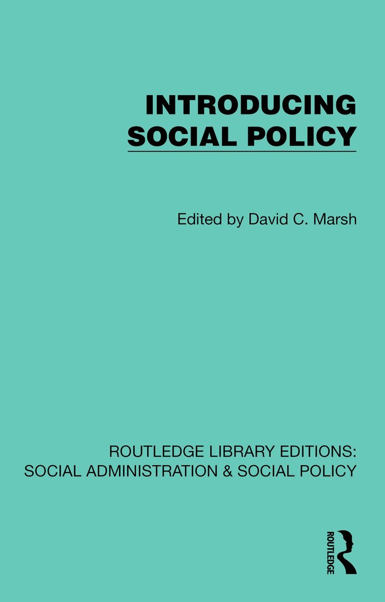 David C. Marsh - Introducing Social Policy, Häftad. Tillgänglighet: Lägg i varukorg