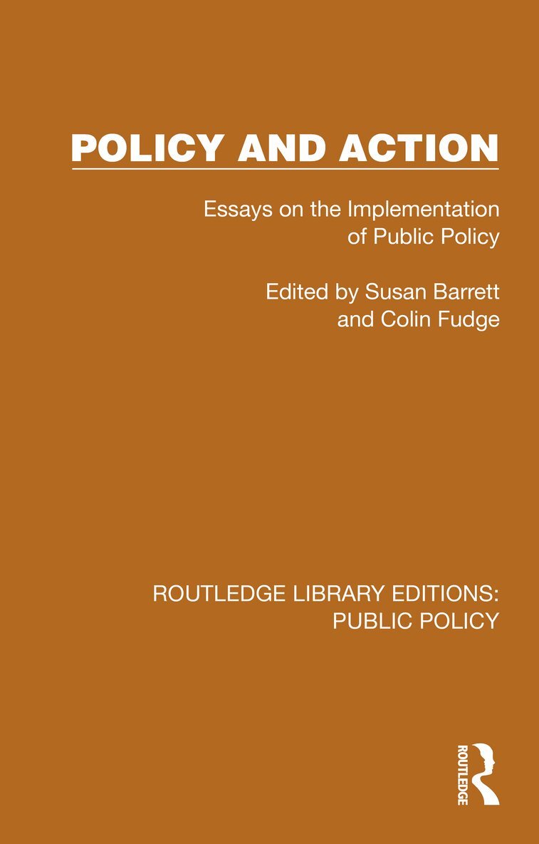 Susan Barrett, Colin Fudge - Policy and Action, Häftad
