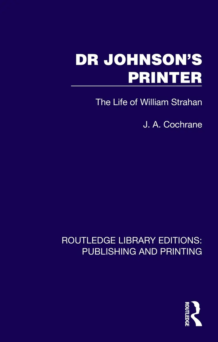 J. A. Cochrane - Dr Johnson's Printer, Häftad. Tillgänglighet: Kommande
