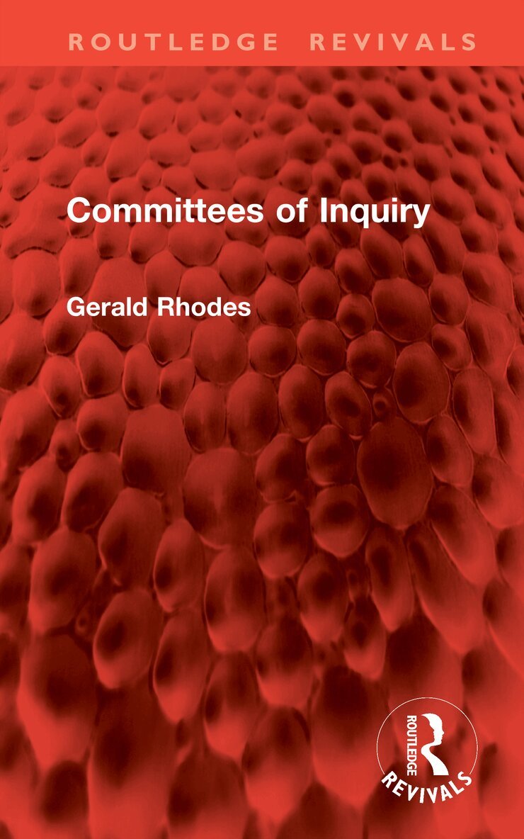 Gerald Rhodes - Committees of Inquiry, Inbunden. Tillgänglighet: Lägg i varukorg