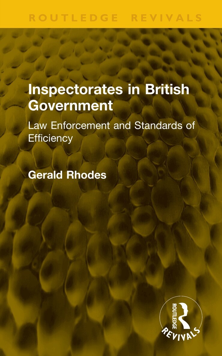 Gerald Rhodes - Inspectorates in British Government, Inbunden. Tillgänglighet: Lägg i varukorg